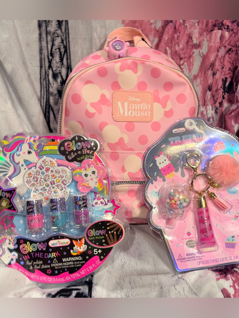 Pink Disney Minnie Mouse Bundle K4